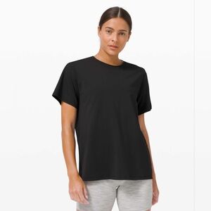 Lululemon Size 6 All Yours Short Sleeve Tee *Train Black